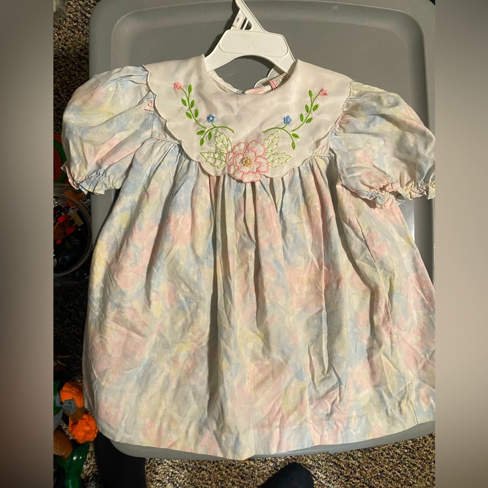 Vintage baby girl eater dress